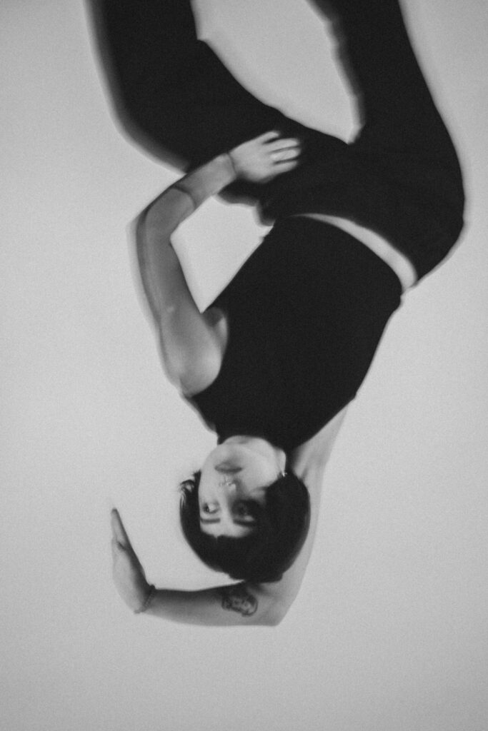 Sesión de fotos bailarines en estudio