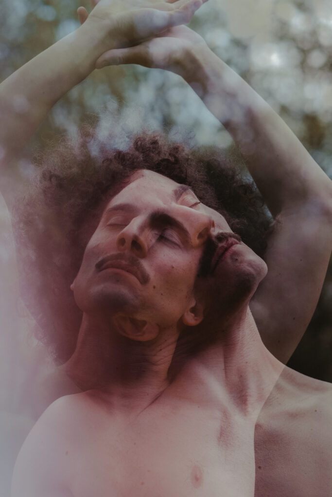 Nude photoshoot in nature